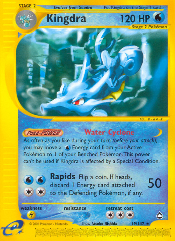 Kingdra (19/147) [Aquapolis] | Deep Dive Games St. Marys