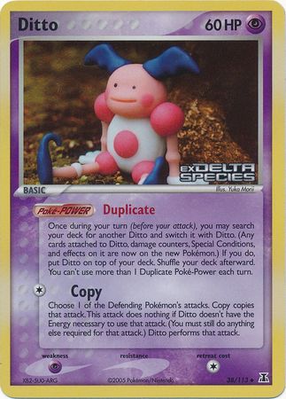 Ditto (38/113) (Stamped) [EX: Delta Species] | Deep Dive Games St. Marys