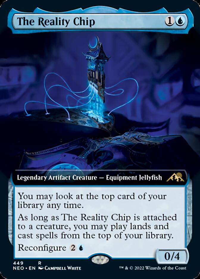 The Reality Chip (Extended Art) [Kamigawa: Neon Dynasty] | Deep Dive Games St. Marys