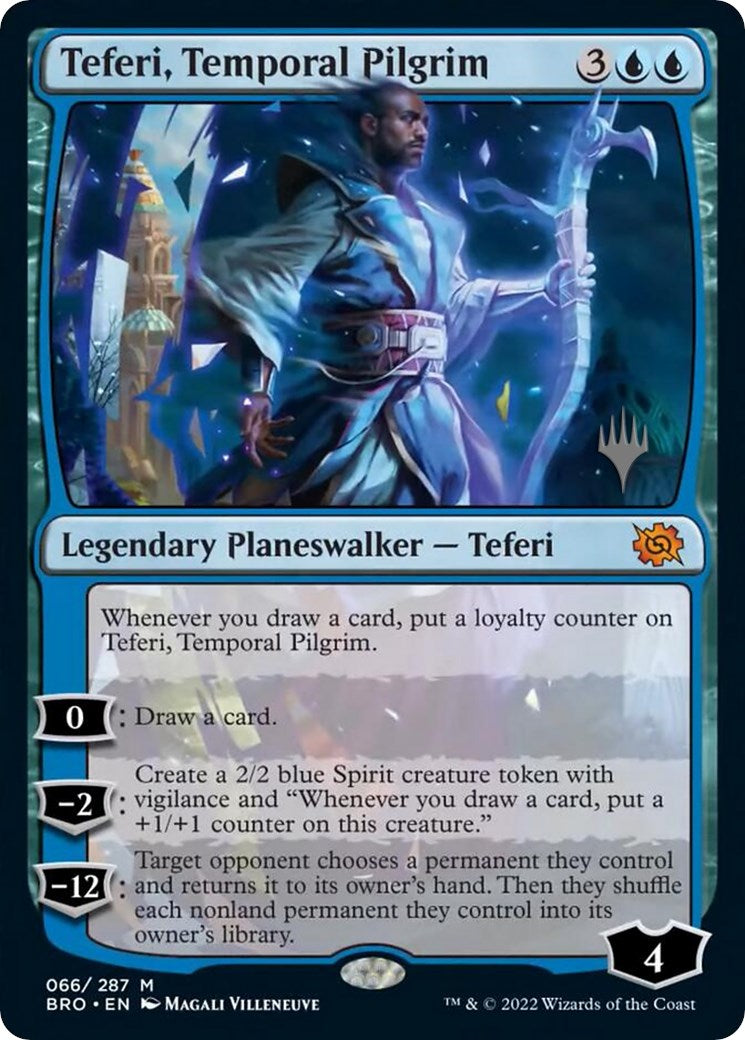 Teferi, Temporal Pilgrim (Promo Pack) [The Brothers' War Promos] | Deep Dive Games St. Marys