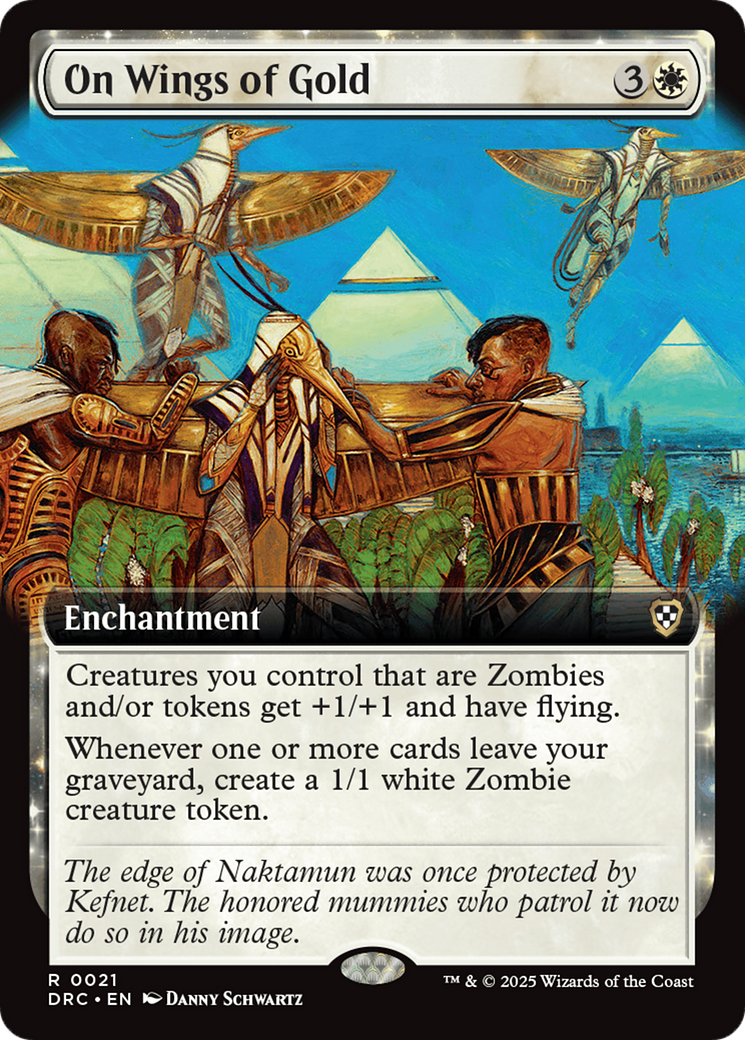On Wings of Gold (Extended Art) [Aetherdrift Commander] | Deep Dive Games St. Marys