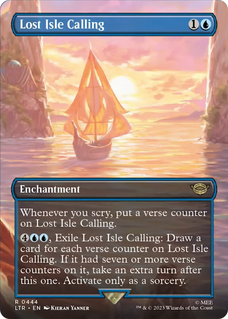 Lost Isle Calling (Borderless Alternate Art) [The Lord of the Rings: Tales of Middle-Earth] | Deep Dive Games St. Marys