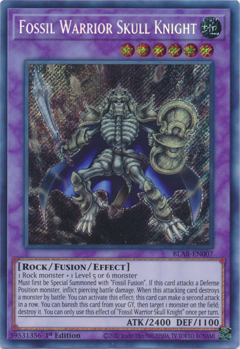 Fossil Warrior Skull Knight [BLAR-EN007] Secret Rare | Deep Dive Games St. Marys