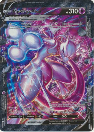 Mewtwo V-Union (Jumbo Card) [Sword & Shield: Black Star Promos] | Deep Dive Games St. Marys