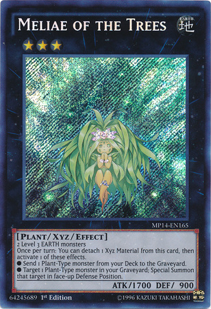 Meliae of the Trees [MP14-EN165] Secret Rare | Deep Dive Games St. Marys