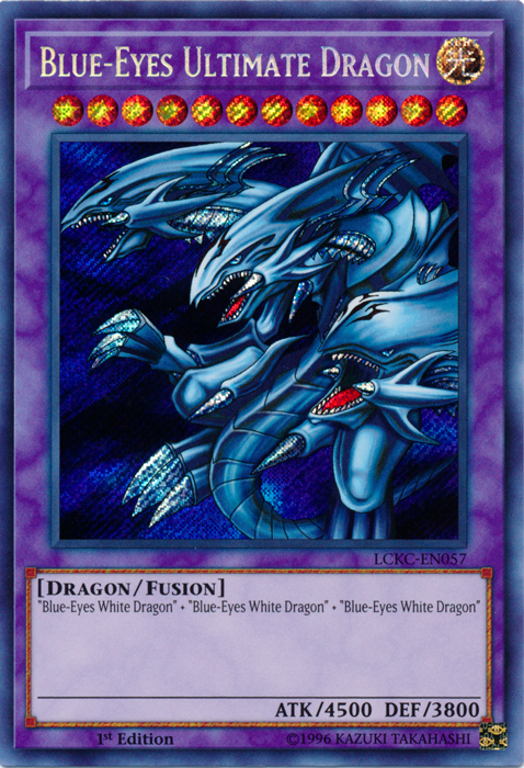 Blue-Eyes Ultimate Dragon [LCKC-EN057] Secret Rare | Deep Dive Games St. Marys