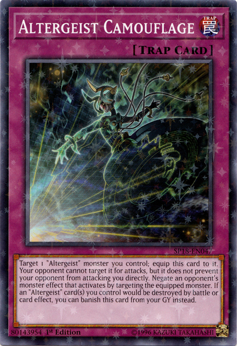 Altergeist Camouflage [SP18-EN047] Starfoil Rare | Deep Dive Games St. Marys