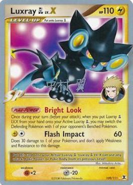 Luxray GL LV.X (109/111) (Crowned Tiger - Tsubasa Nakamura) [World Championships 2009] | Deep Dive Games St. Marys