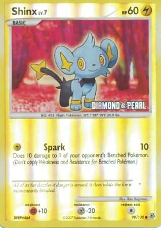 Shinx (98/130) [Burger King Promos: 2008 Collection] | Deep Dive Games St. Marys