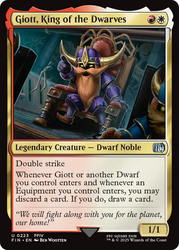Giott, King of the Dwarves [FINAL FANTASY] | Deep Dive Games St. Marys