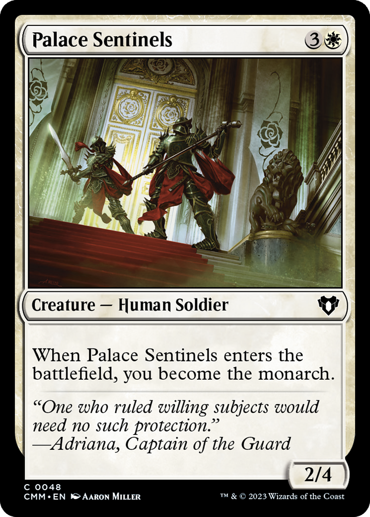 Palace Sentinels [Commander Masters] | Deep Dive Games St. Marys