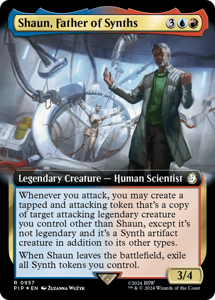 Shaun, Father of Synths (Extended Art) (Surge Foil) [Fallout] | Deep Dive Games St. Marys