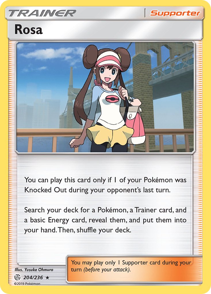 Rosa (204/236) (Theme Deck Exclusive) [Sun & Moon: Cosmic Eclipse] | Deep Dive Games St. Marys