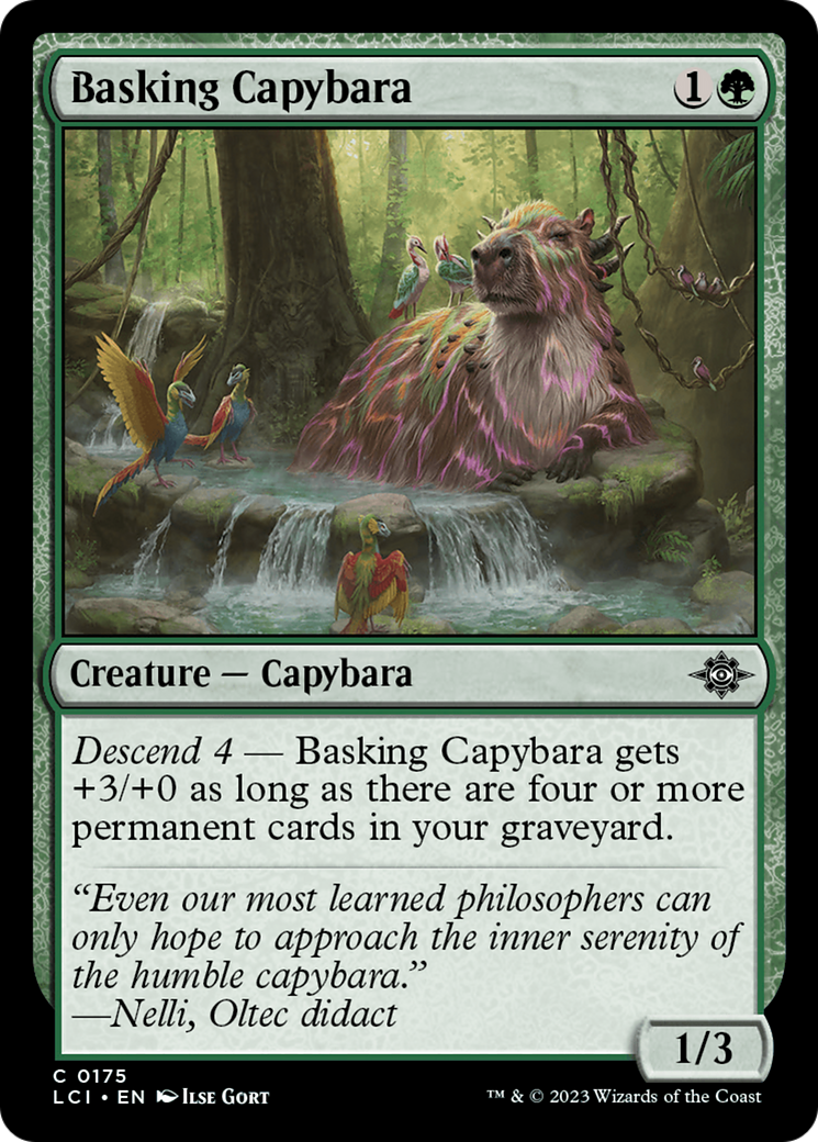 Basking Capybara [The Lost Caverns of Ixalan] | Deep Dive Games St. Marys