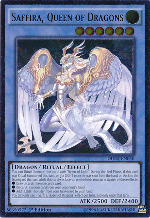 Saffira, Queen of Dragons (UTR) [DUEA-EN050] Ultimate Rare | Deep Dive Games St. Marys