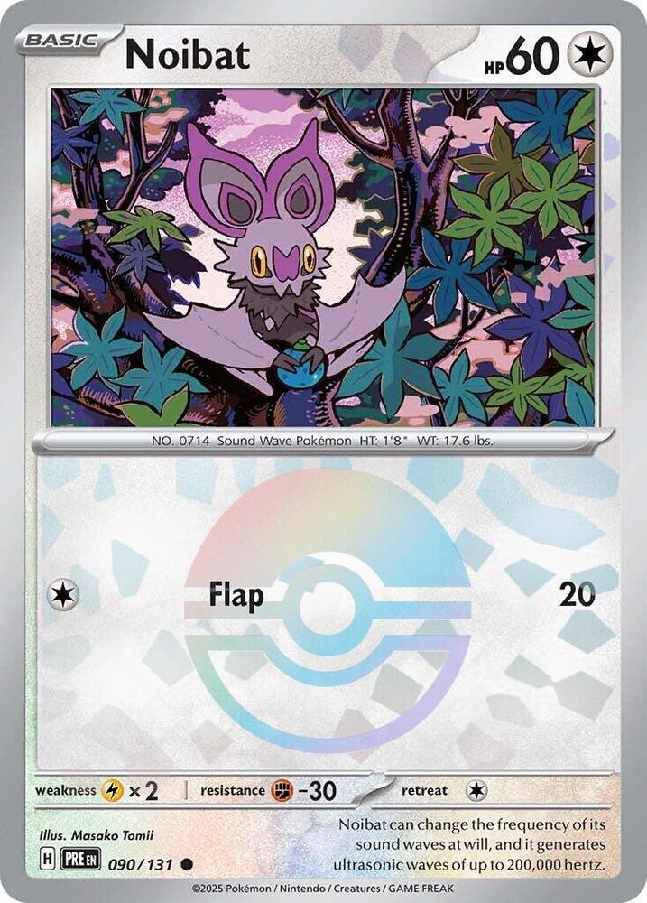 Noibat (090/131) (Poke Ball Pattern) [Scarlet & Violet: Prismatic Evolutions] | Deep Dive Games St. Marys