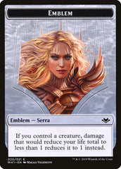 Elemental (008) // Serra the Benevolent Emblem (020) Double-Sided Token [Modern Horizons Tokens] | Deep Dive Games St. Marys