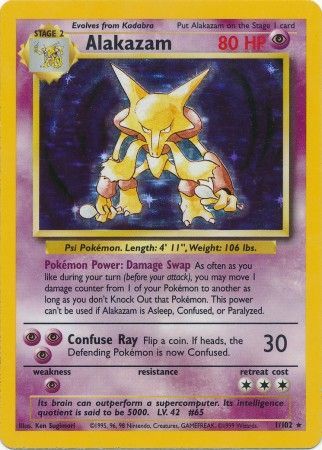 Alakazam (1/102) [Base Set Unlimited] | Deep Dive Games St. Marys