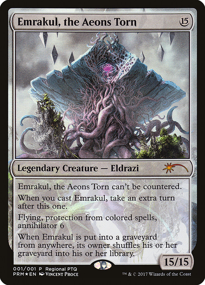 Emrakul, the Aeons Torn (Regional PTQ) [Pro Tour Promos] | Deep Dive Games St. Marys