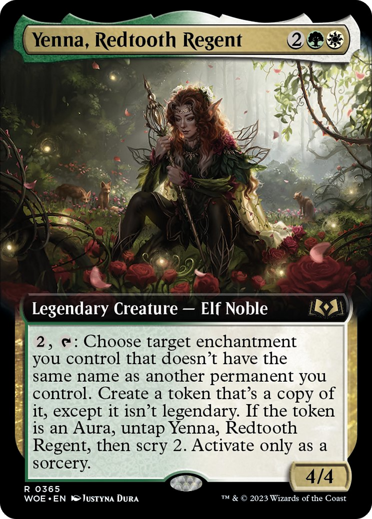 Yenna, Redtooth Regent (Extended Art) [Wilds of Eldraine] | Deep Dive Games St. Marys