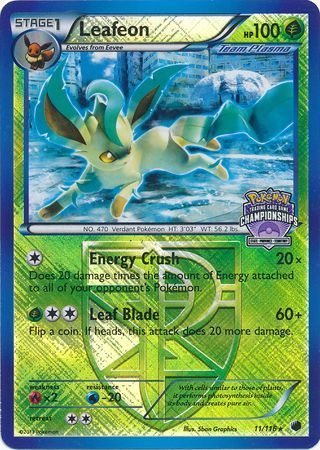 Leafeon (11/116) (States Championship Promo) [Black & White: Plasma Freeze] | Deep Dive Games St. Marys