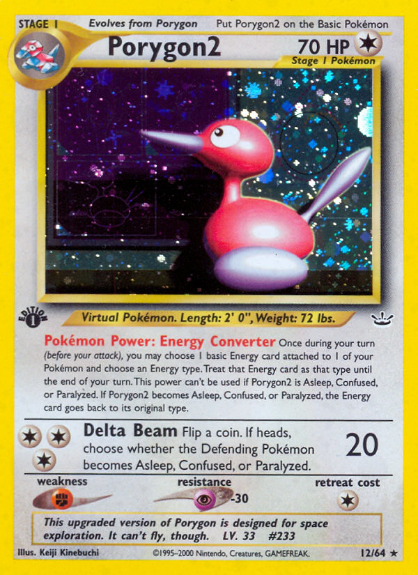 Porygon2 (12/64) [Neo Revelation 1st Edition] | Deep Dive Games St. Marys