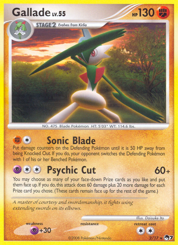 Gallade (2/17) [POP Series 7] | Deep Dive Games St. Marys