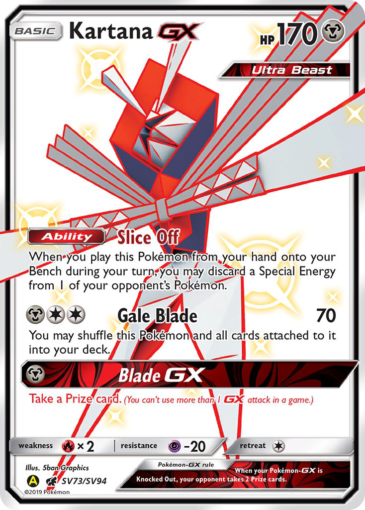 Kartana GX (SV73/SV94) [Sun & Moon: Hidden Fates - Shiny Vault] | Deep Dive Games St. Marys