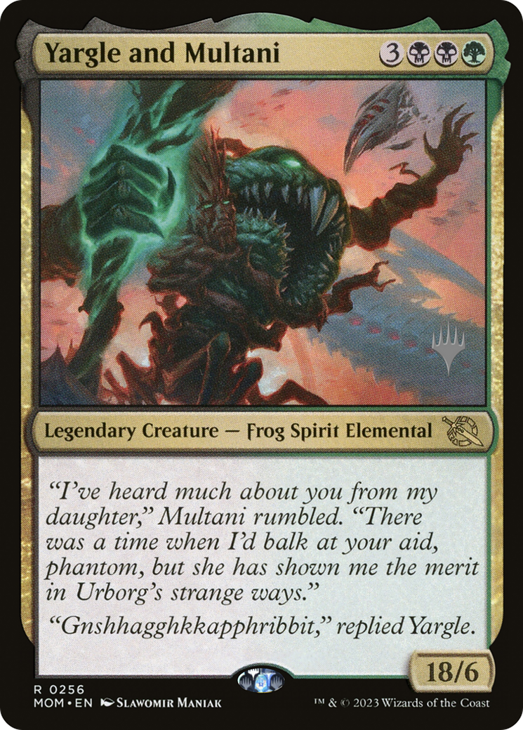 Yargle and Multani (Promo Pack) [March of the Machine Promos] | Deep Dive Games St. Marys