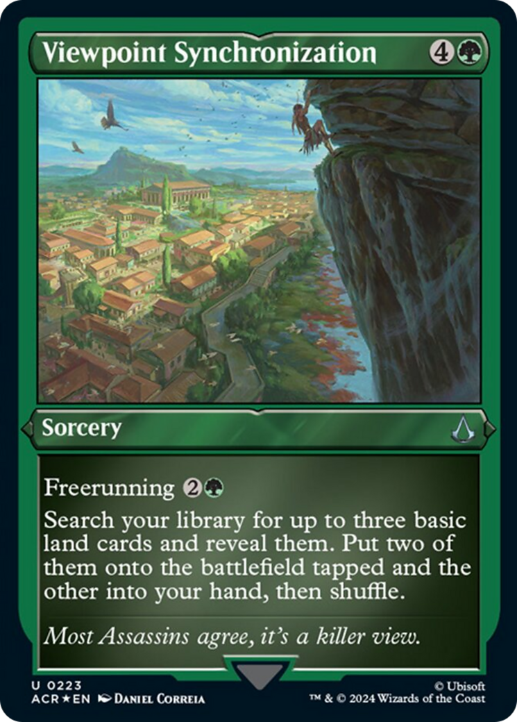 Viewpoint Synchronization (Foil Etched) [Assassin's Creed] | Deep Dive Games St. Marys