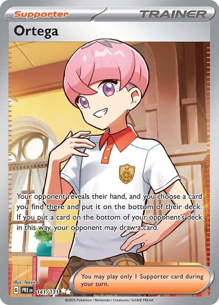 Ortega (141/131) [Scarlet & Violet: Prismatic Evolutions] | Deep Dive Games St. Marys