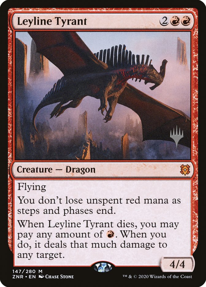 Leyline Tyrant (Promo Pack) [Zendikar Rising Promos] | Deep Dive Games St. Marys