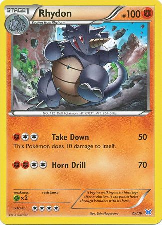 Rhydon (25/30) [XY: Trainer Kit 2 - Latios] | Deep Dive Games St. Marys