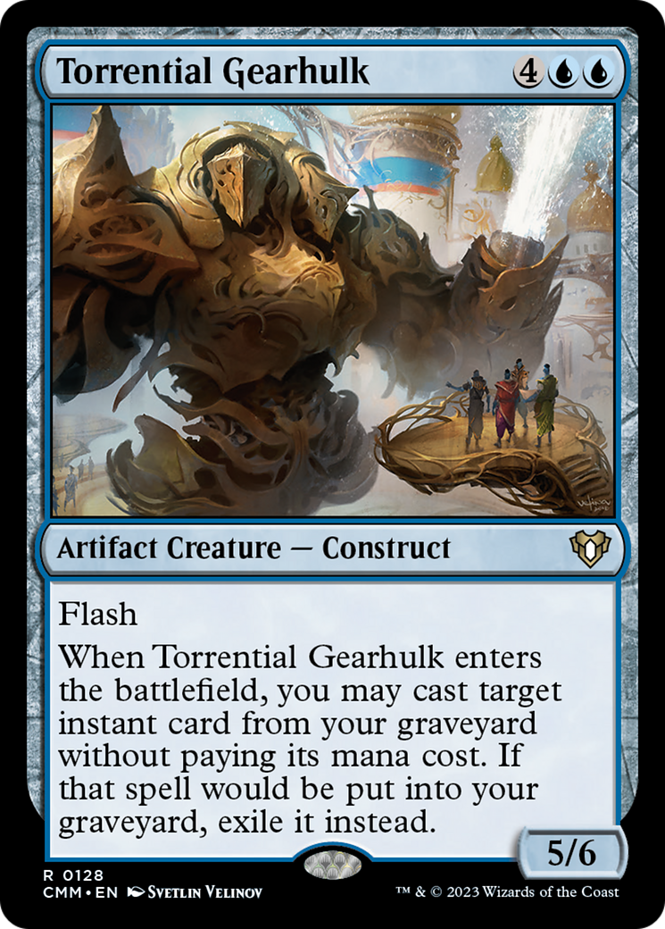 Torrential Gearhulk [Commander Masters] | Deep Dive Games St. Marys