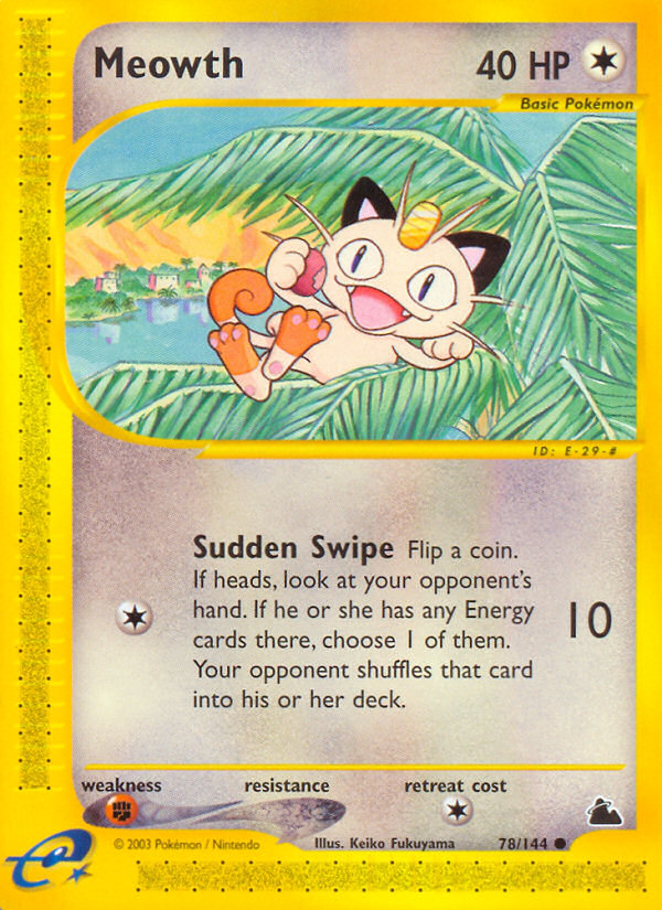 Meowth (78/144) [Skyridge] | Deep Dive Games St. Marys