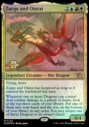 Zurgo and Ojutai [March of the Machine Prerelease Promos] | Deep Dive Games St. Marys