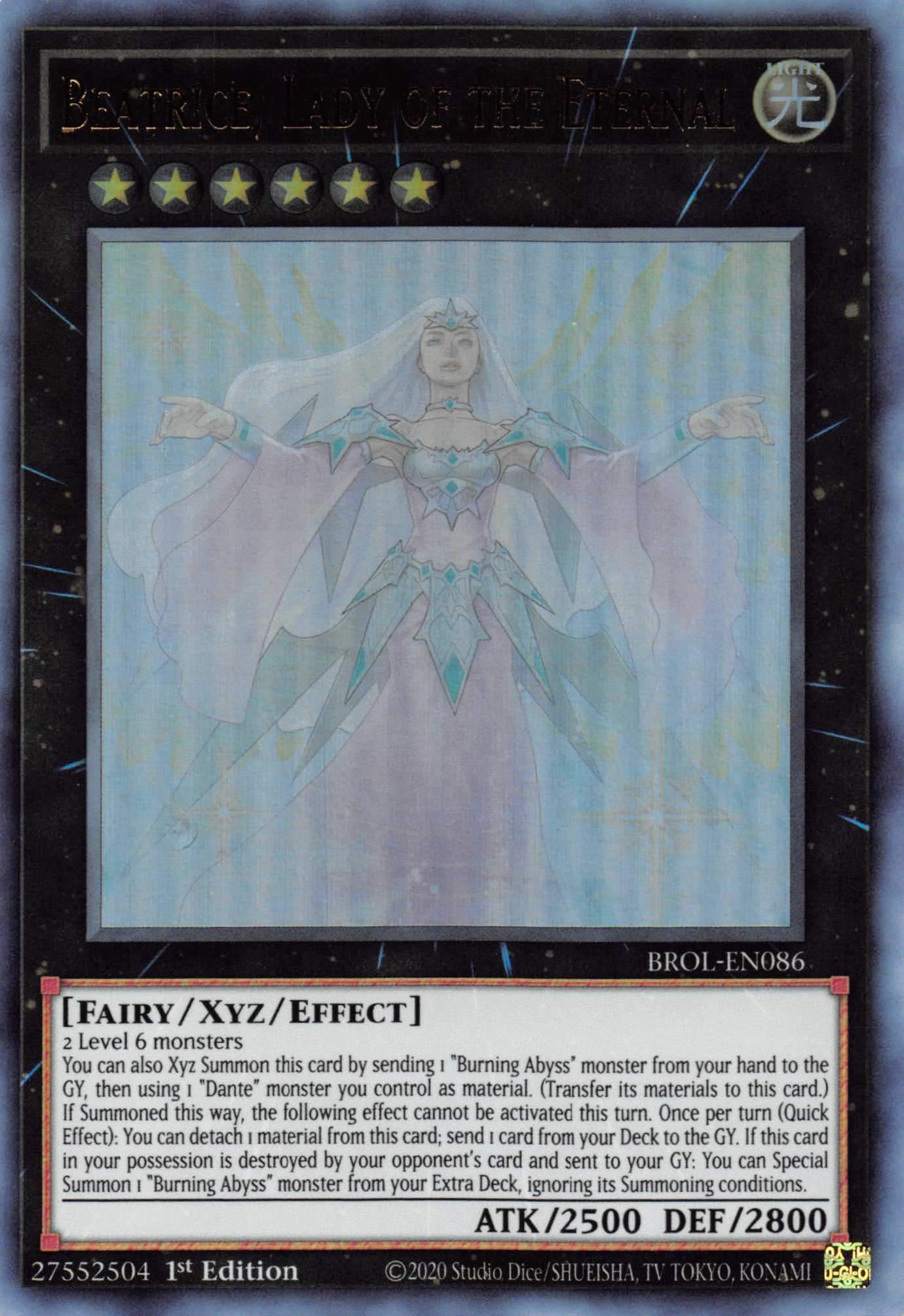 Beatrice, Lady of the Eternal [BROL-EN086] Ultra Rare | Deep Dive Games St. Marys