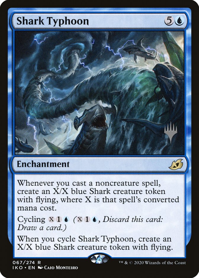 Shark Typhoon (Promo Pack) [Ikoria: Lair of Behemoths Promos] | Deep Dive Games St. Marys