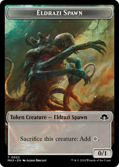 Eldrazi Spawn // Spirit (0008) Double-Sided Token [Modern Horizons 3 Tokens] | Deep Dive Games St. Marys