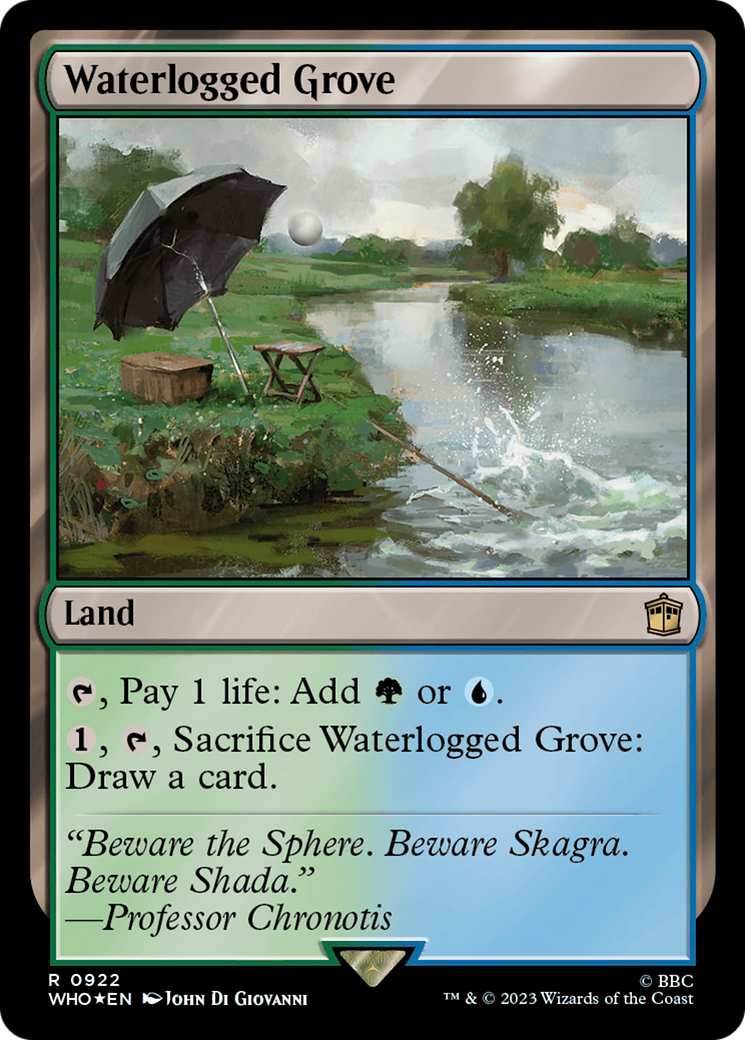 Waterlogged Grove (Surge Foil) [Doctor Who] | Deep Dive Games St. Marys