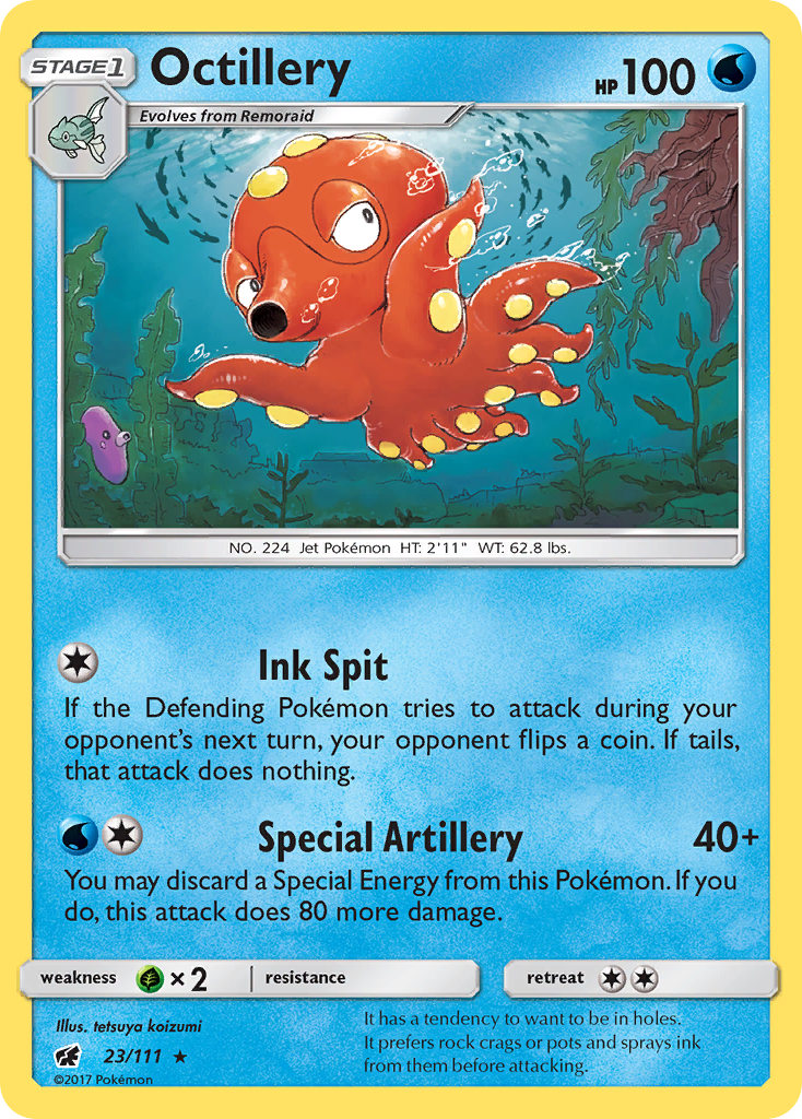 Octillery (23/111) [Sun & Moon: Crimson Invasion] | Deep Dive Games St. Marys