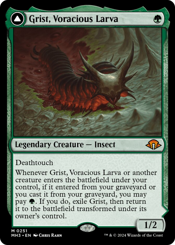 Grist, Voracious Larva // Grist, the Plague Swarm [Modern Horizons 3] | Deep Dive Games St. Marys