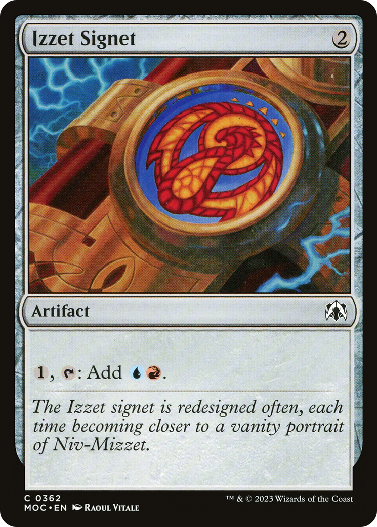 Izzet Signet [March of the Machine Commander] | Deep Dive Games St. Marys