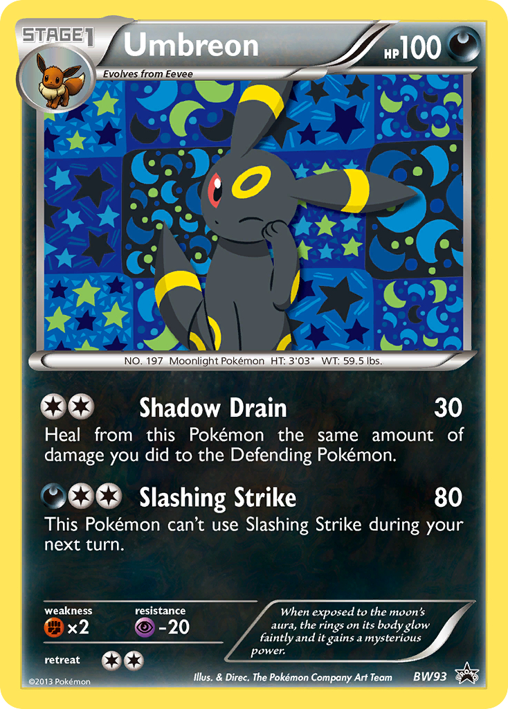 Umbreon (BW93) [Black & White: Black Star Promos] | Deep Dive Games St. Marys