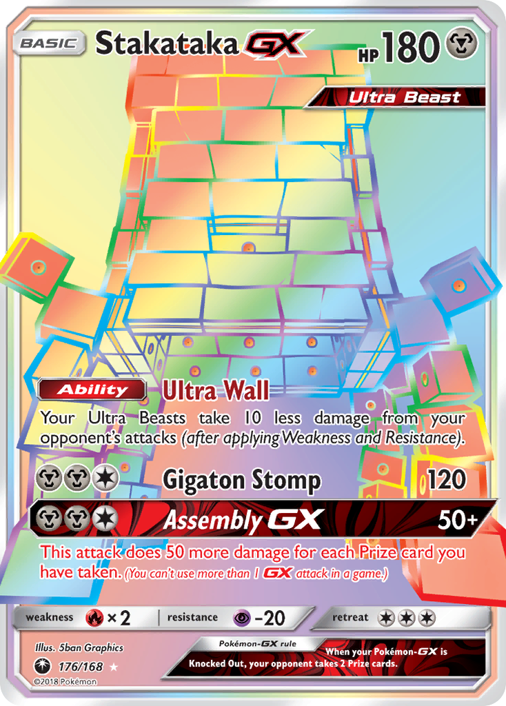 Stakataka GX (176/168) [Sun & Moon: Celestial Storm] | Deep Dive Games St. Marys