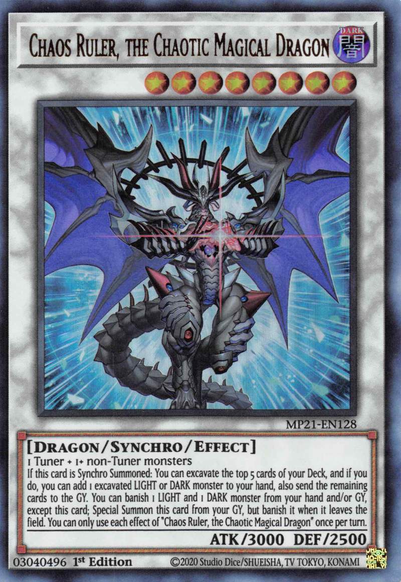 Chaos Ruler, the Chaotic Magical Dragon [MP21-EN128] Ultra Rare | Deep Dive Games St. Marys