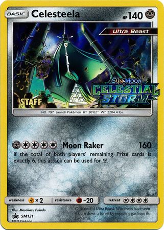 Celesteela (SM131) (Staff Prerelease Promo) [Sun & Moon: Black Star Promos] | Deep Dive Games St. Marys