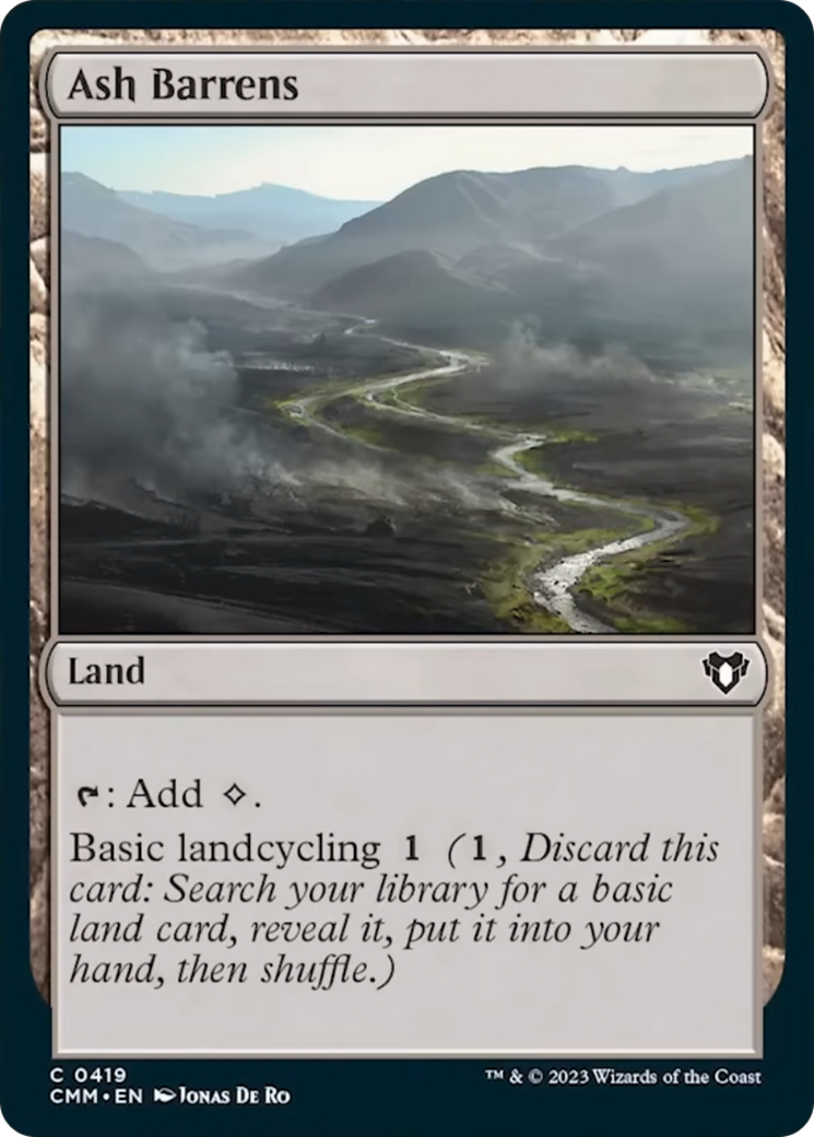 Ash Barrens [Commander Masters] | Deep Dive Games St. Marys