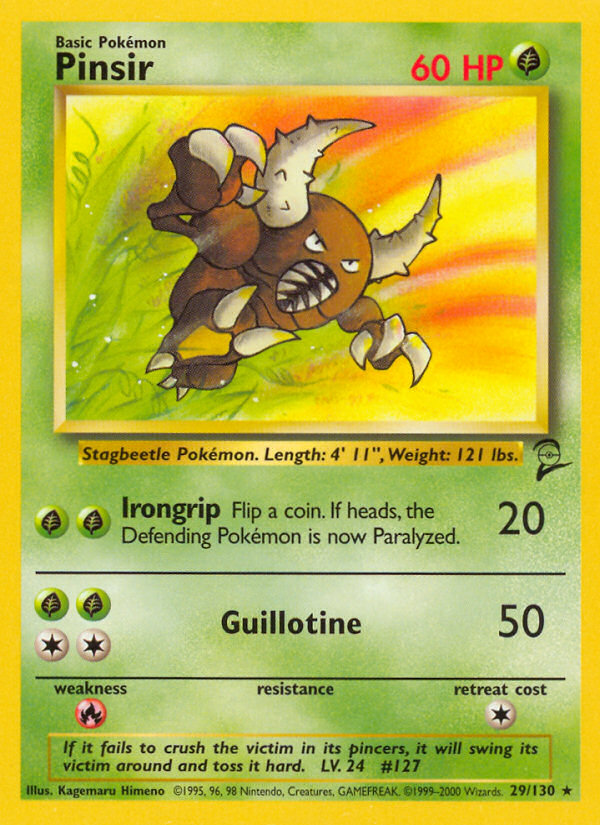 Pinsir (29/130) [Base Set 2] | Deep Dive Games St. Marys