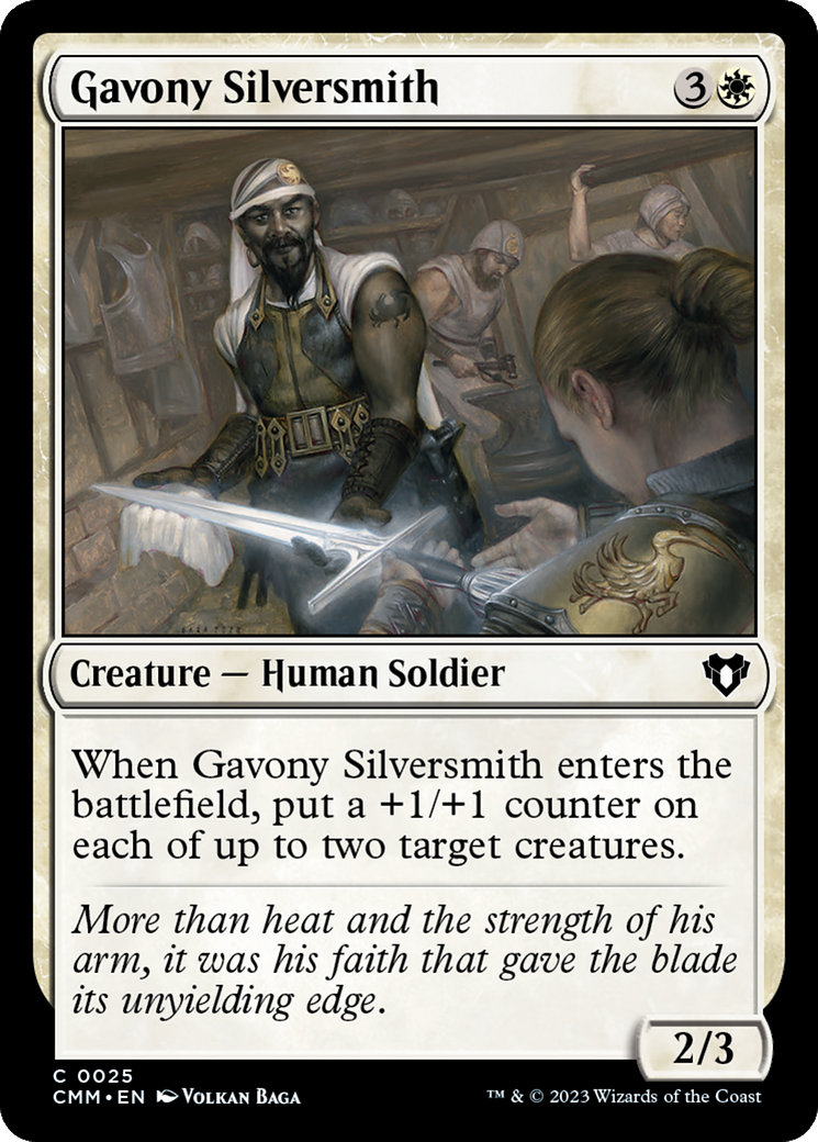 Gavony Silversmith [Commander Masters] | Deep Dive Games St. Marys